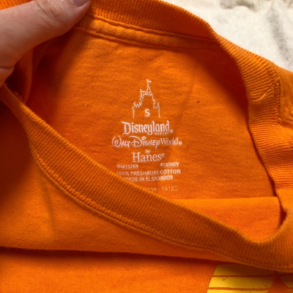 Vibrant Orange Disneyland Shirt - Picture 3 of 4
